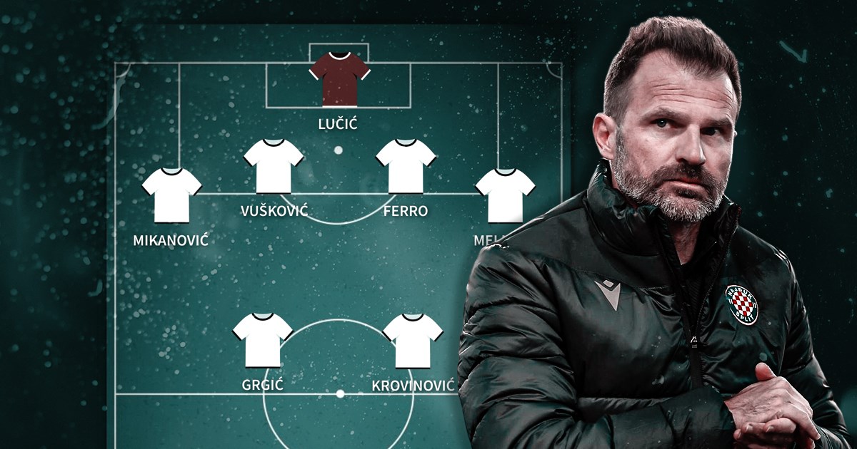 Ovo je vjerojatni sastav Hajduka za polufinale Kupa protiv Slavena