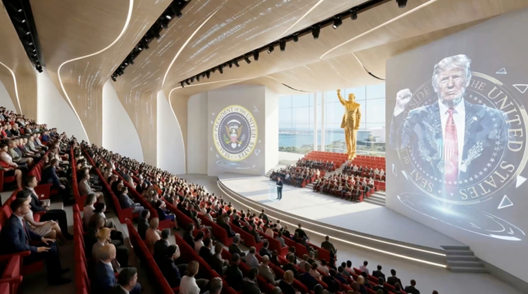 Kao u Sjevernoj Koreji: Ovako će izgledati Trumpova predsjednička knjižnica