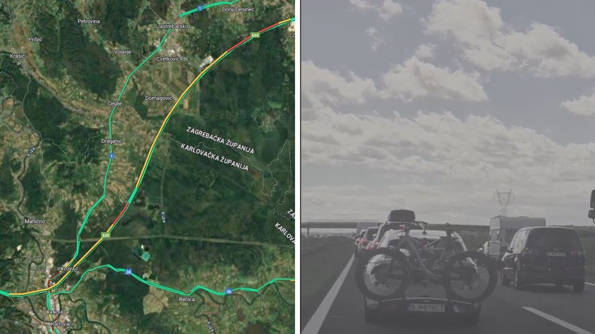 VIDEO Gužva na A1 u smjeru mora, do Karlovca se vozi u koloni