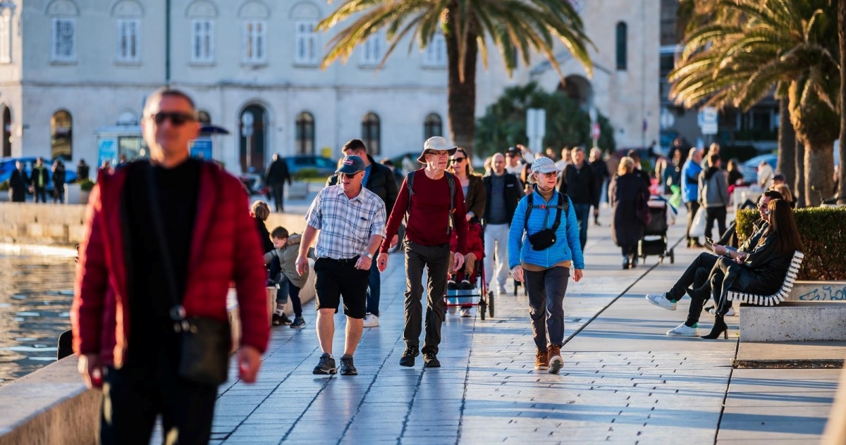 Sredina je veljače, a ovo su prizori iz Splita
