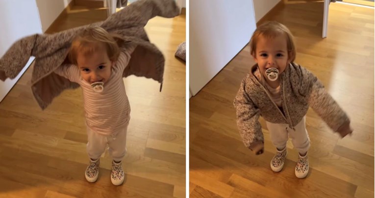 Mama podijelila trik za oblačenje jakne koji je njezina kći (2) naučila u vrtiću