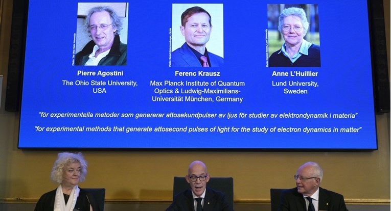 Nobelovu nagradu dobili fizičari koji su proizveli atosekundne impulse svjetlosti