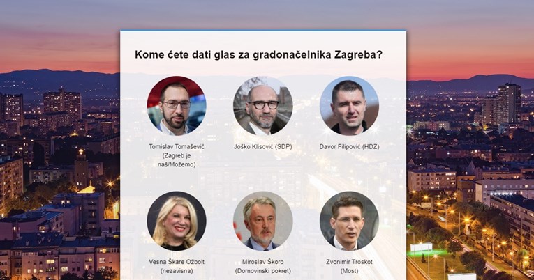 VELIKA ANKETA Idući vikend su izbori. Tko će biti novi gradonačelnik Zagreba?