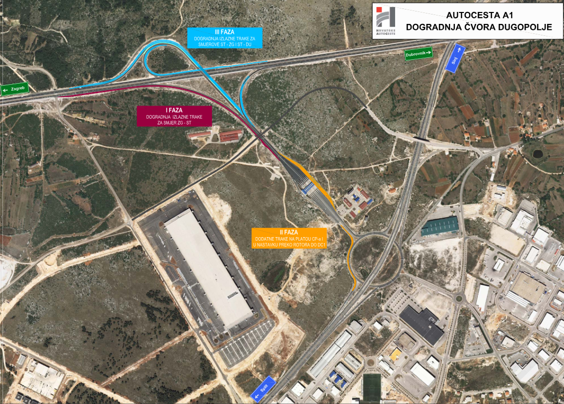 Za tjedan dana počinju radovi na čvoru Split, očekuje se pojačan promet