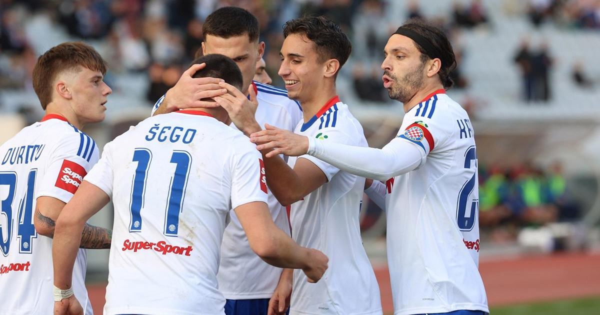 Hajduk pobijedio Vukovar. Livaja i Rebić dobili crvene kartone