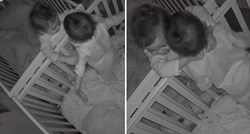 Kamera snimila što blizanke rade prije spavanja, prizor je presladak