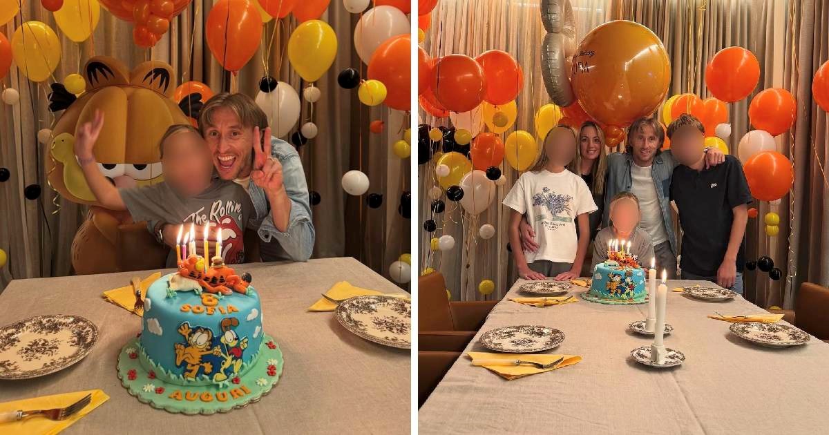 Luka Modrić pokazao dio atmosfere s proslave osmog rođendana njegove kćeri Sofije