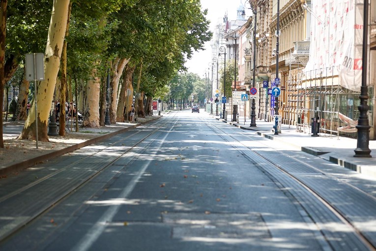 FOTO Velike vrućine ispraznile zagrebačke ulice