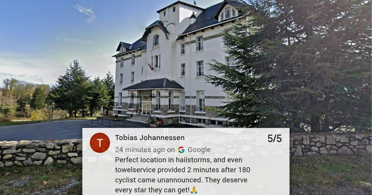 Skromni hotel u Francuskoj postao internetska senzacija zbog geste prema biciklistima