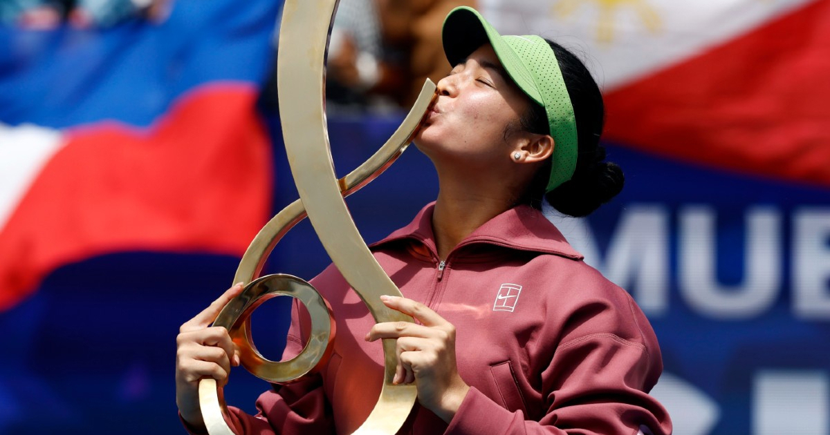 Filipinka osvojila prvi WTA turnir u povijesti svoje zemlje