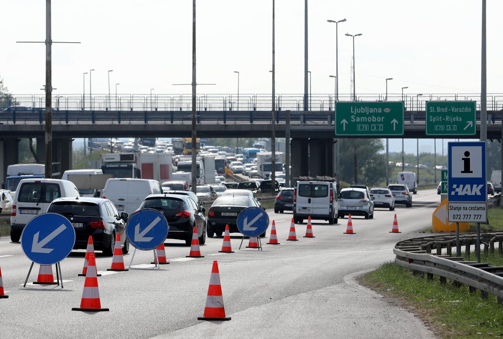 Na autocesti kod Zaprešića je kolona od 3 kilometra