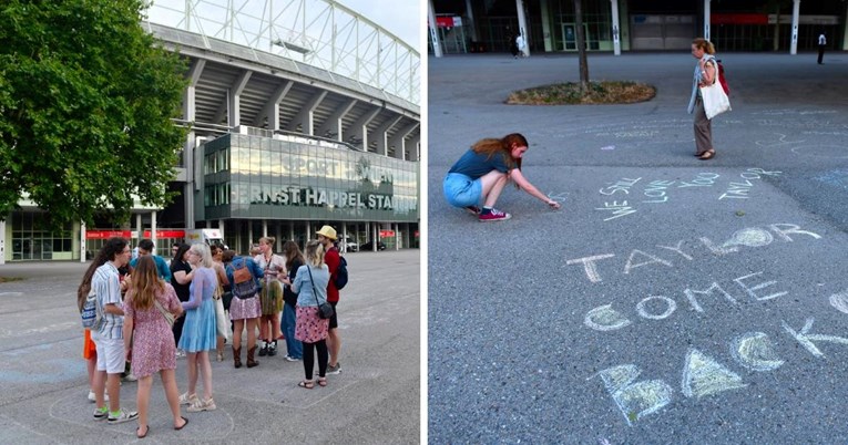 VIDEO Obožavatelji Taylor Swift okupili se ispred stadiona u Beču