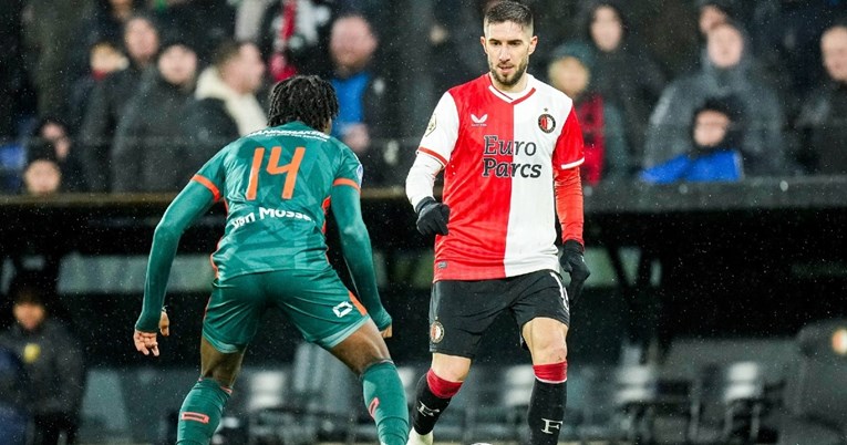 Ivanušec se vratio u prvih 11 Feyenoorda i bio jedan od najboljih na terenu