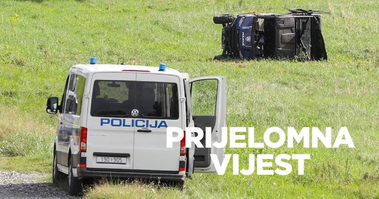 VIDEO U Zagrebu se prevrnuo policijski terenac. Poginuo policajac, tri ozlijeđena