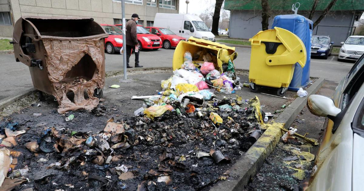 Muškarac (34) po Novom Zagrebu palio kontejnere