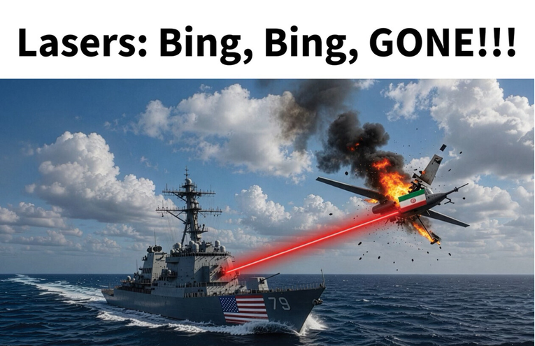 Ovo je objavio Trump: "Laseri: Bing, Bing, GOTOVO!!!"