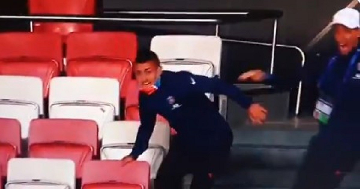 Šepavi Verratti lud od sreće, Di Maria u šoku. Pogledajte slavlje PSG-a na tribini