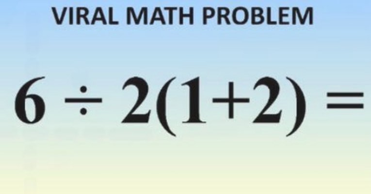 Ovaj zadatak iz matematike je viralan. Znate li vi rješenje?