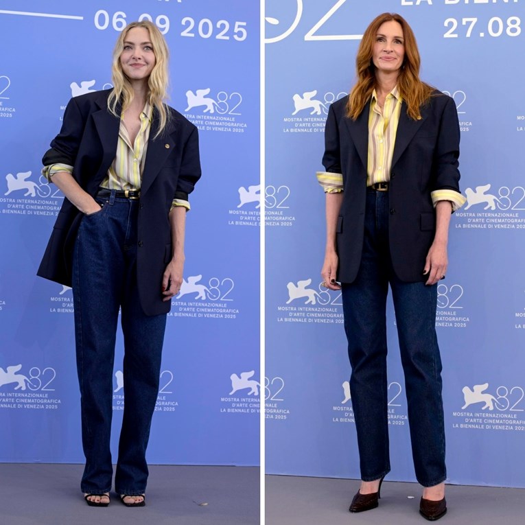 Amanda Seyfried i Julia Roberts pojavile se u istoj kombinaciji u Veneciji