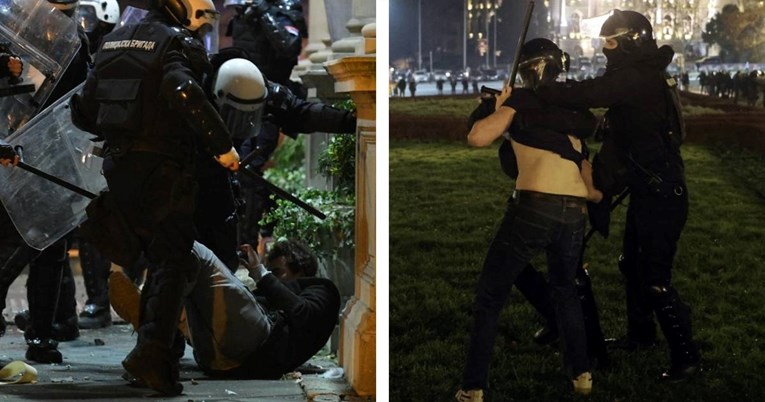 Stižu snimke brutalnog razbijanja prosvjeda u Srbiji. "Uvrtali su ruke, lomili noge"