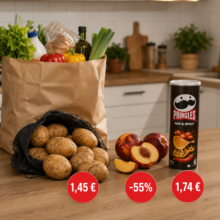 Pringles za 1,74 €, krumpir 5 kg za 1,45 €. Pronašli smo najbolje cijene dana