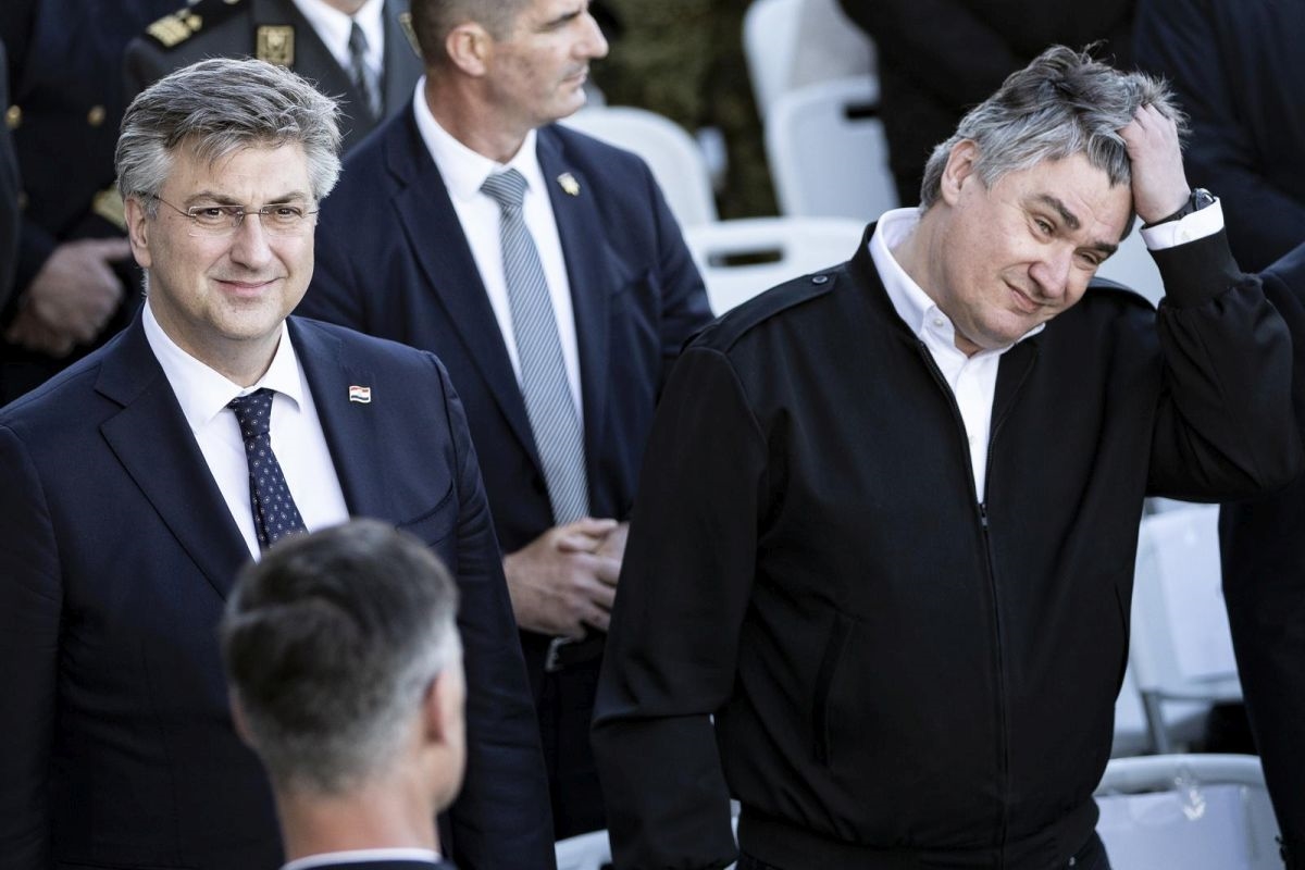 VIDEO Plenković poveo pljesak na Hajdukovu pjesmu, Milanović ga ignorirao