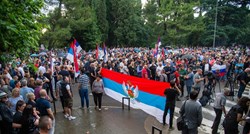 Prosrpska desnica prosvjedovala u Podgorici zbog podrške Crne Gore rezoluciji