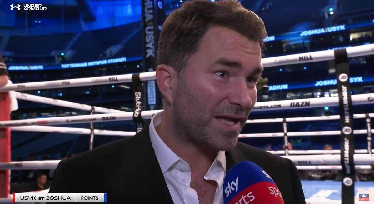 Eddie Hearn otkrio je što se događalo u Joshuinoj svlačionici nakon poraza