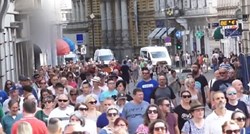 U Zagrebu prosvjed protiv mjera i Stožera, bilo više tisuća ljudi
