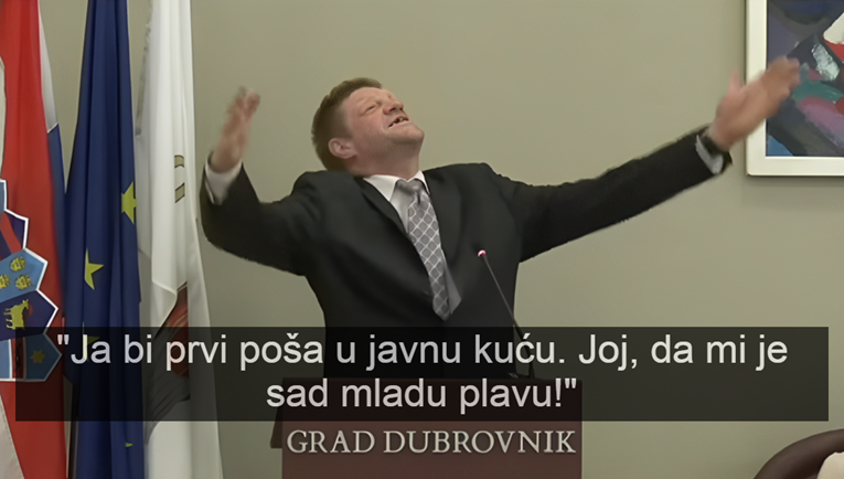 Nadrealne snimke dubrovačkog vijećnika na sjednici: "Joj, da mi je mladu plavu sad"