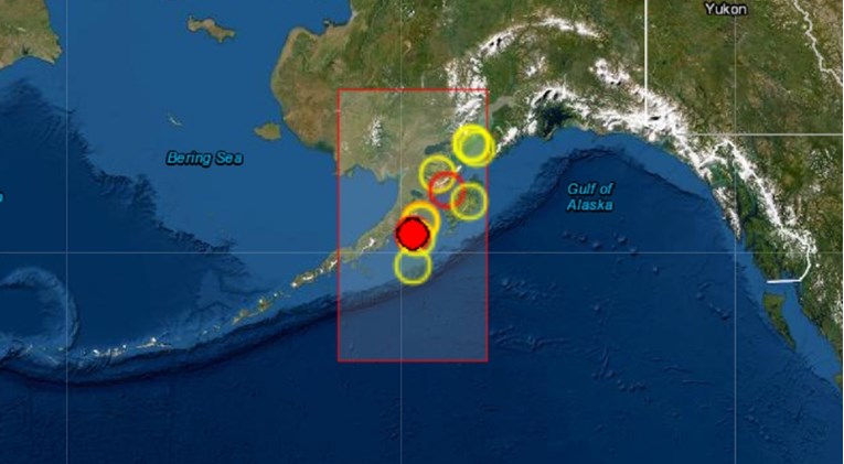 Potres magnitude 6.8 pogodio Aljasku