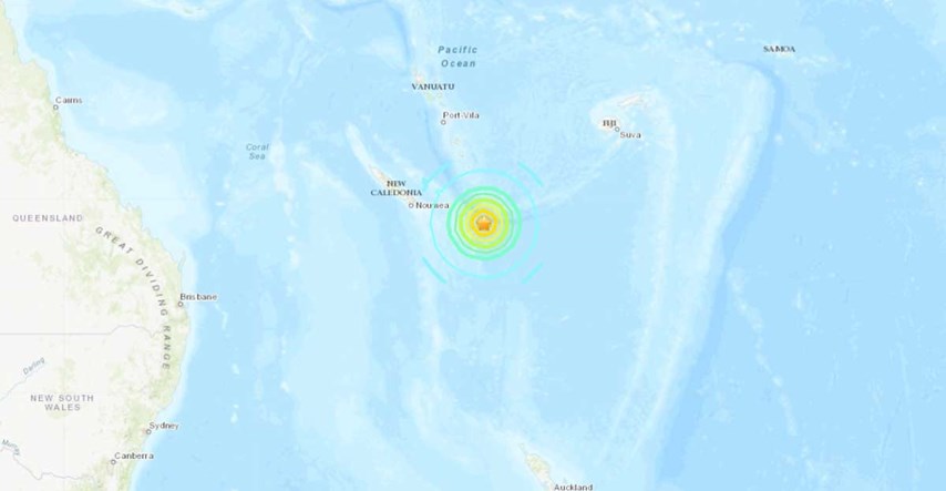 Snažan potres u južnom Pacifiku, izdano upozorenje za tsunami