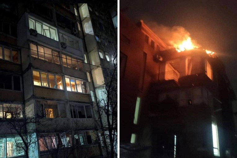 Rusi dronovima napali Kijev. Ozlijeđene dvije žene, oštećeno više stambenih zgrada