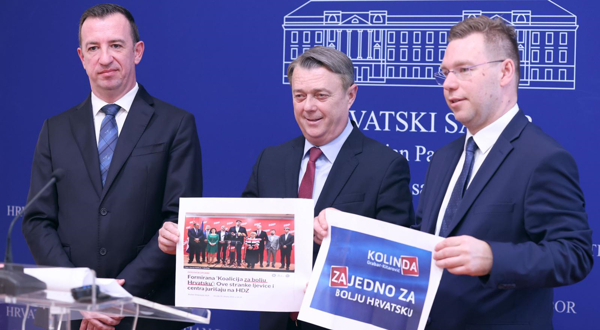 HDZ: Grbinova koalicija je ukrala Kolindin slogan