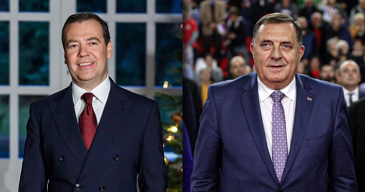 Medvedev čestitao Dodiku pobjedu na izborima za predsjednika Republike Srpske