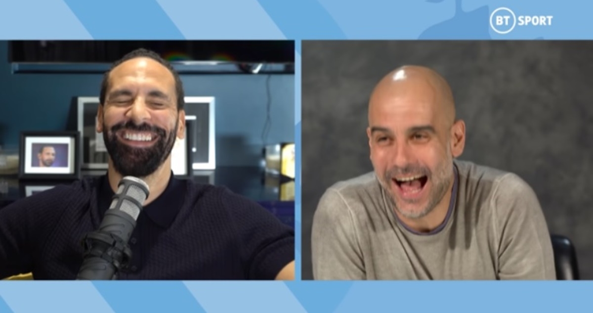 Ferdinand otkrio što mu je Guardiola napisao uoči utakmice protiv Reala