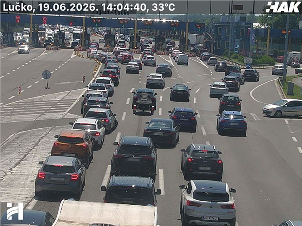 Pojačan promet na cestama prema moru, kolona kod Lučkog duga 5 km