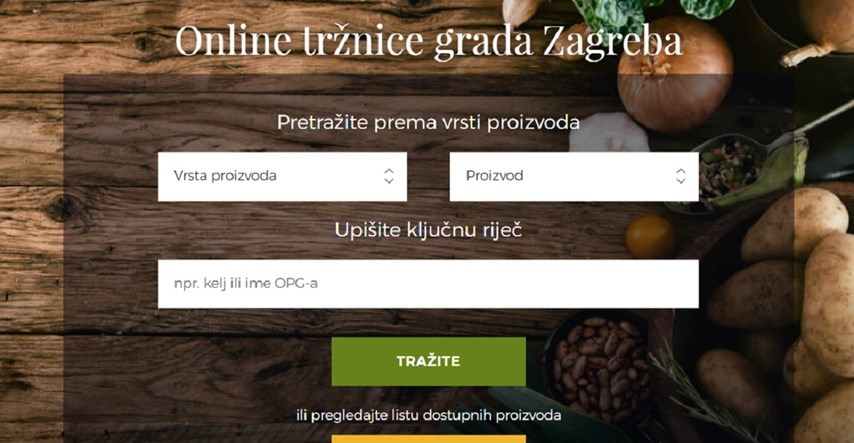 Otvorene online tržnice Grada Zagreba