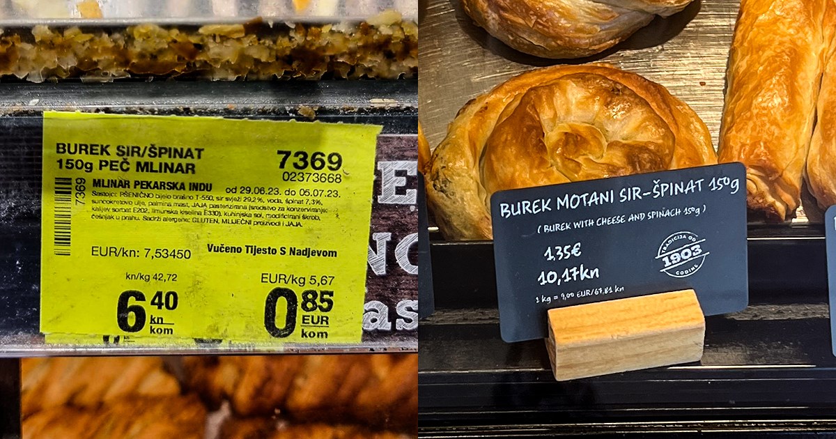 Hrvati raspravljaju o cijeni Mlinarovog bureka u Konzumu: "Dva puta je jeftiniji"