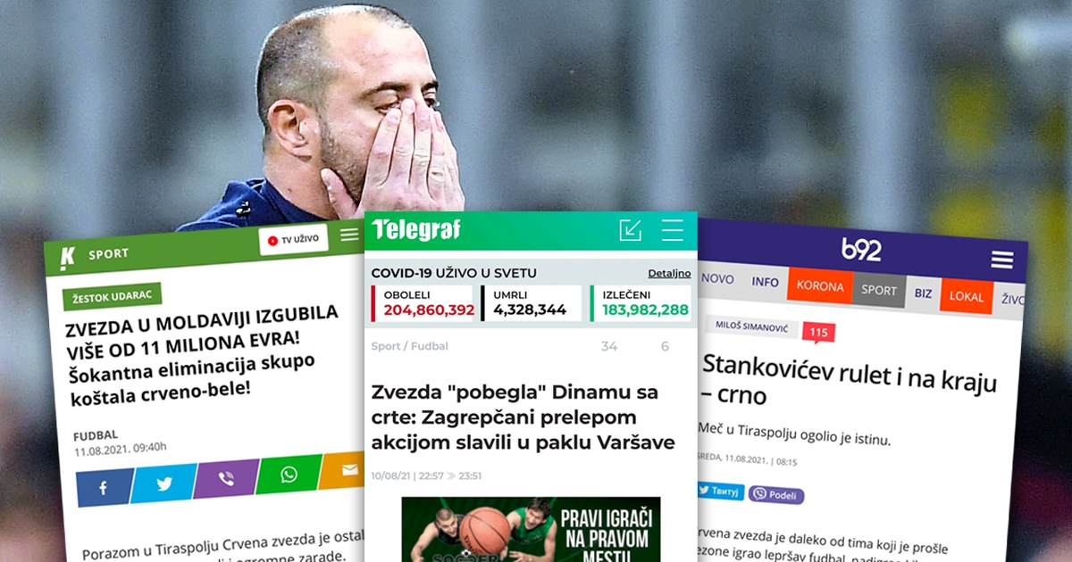 Srpski mediji: Zvezda pobjegla Dinamu s crte