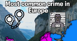 Karta na TikToku privukla pažnju: “Najčešći zločini u Europi”
