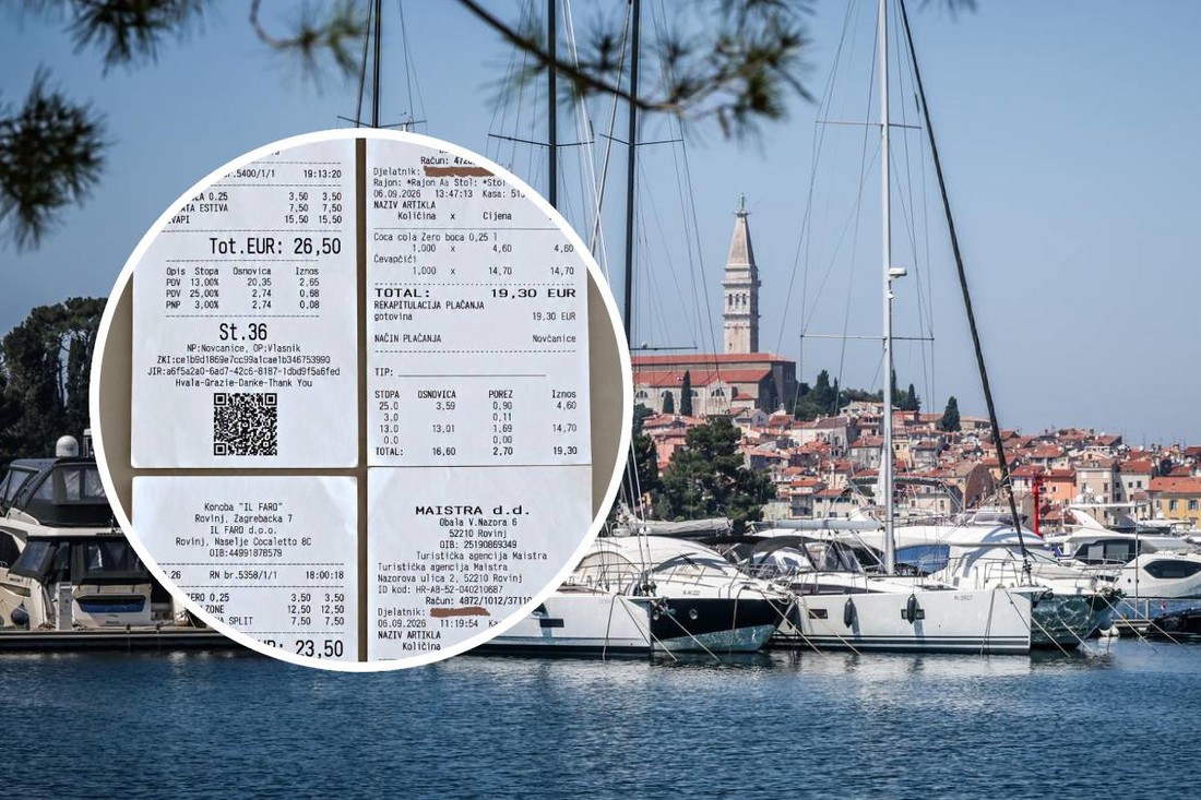 Objava turista o cijeni male Cole u Rovinju pokrenula raspravu