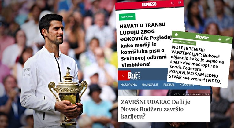 Srpski mediji: I Hrvati zbog Đokovića pali u trans. Je li ovo Rogerov kraj?