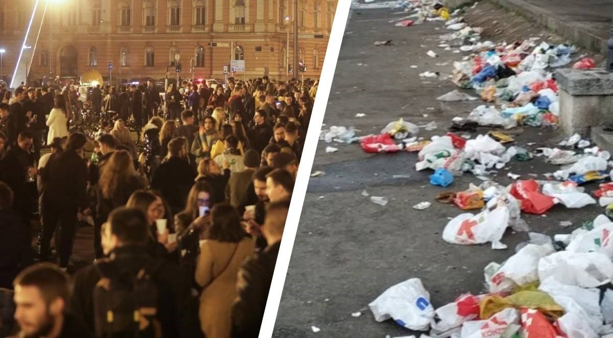 Mladi odgovaraju na kritike zbog smeća kod HNK: U 4 ujutro smo se vratili čistiti