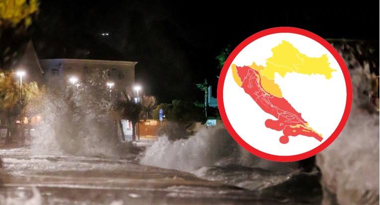 Objavljeno crveno upozorenje za obalu. "Imamo ekstremnu vremensku situaciju"