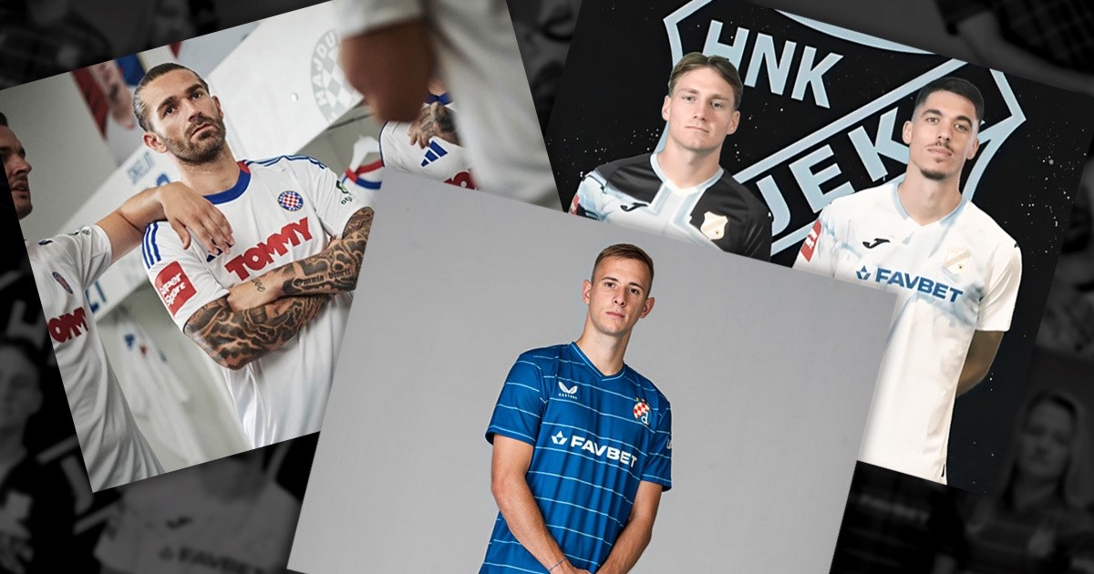 Pitali smo vas tko ima najljepše dresove - Hajduk, Rijeka ili Dinamo. Odgovorili ste