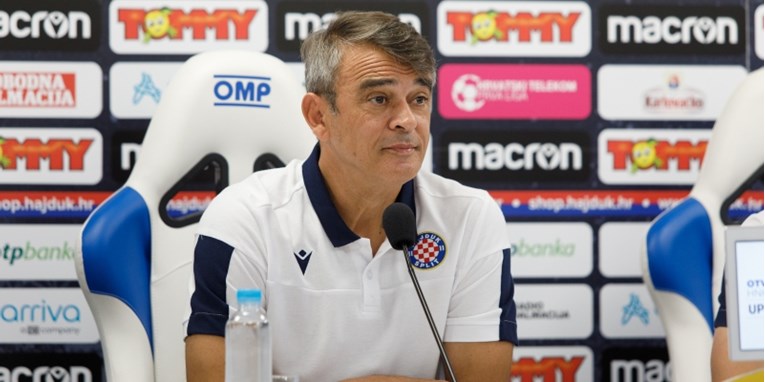 Trener Hajduka: Ja sam stijena, Torcida me motivira. Ipak neću mirno spavati