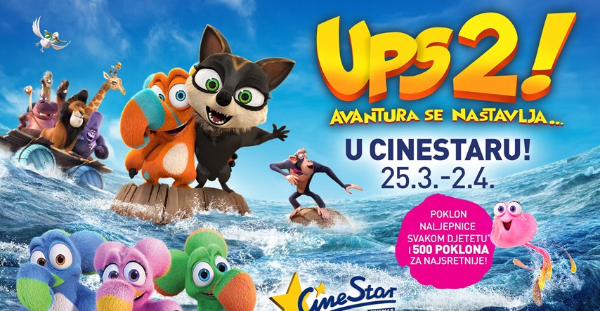Najnoviji animirani hit "Ups 2!: Avantura se nastavlja“ dolazi u CineStar