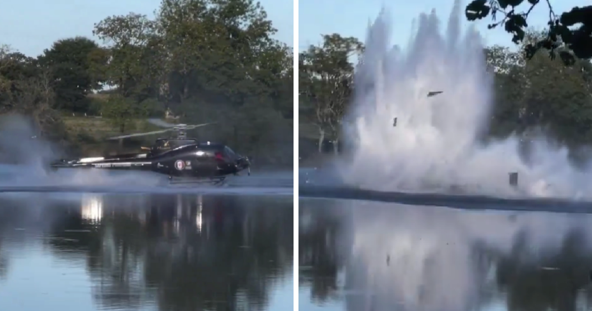 VIDEO Snimljen pad helikoptera u jezero u Francuskoj