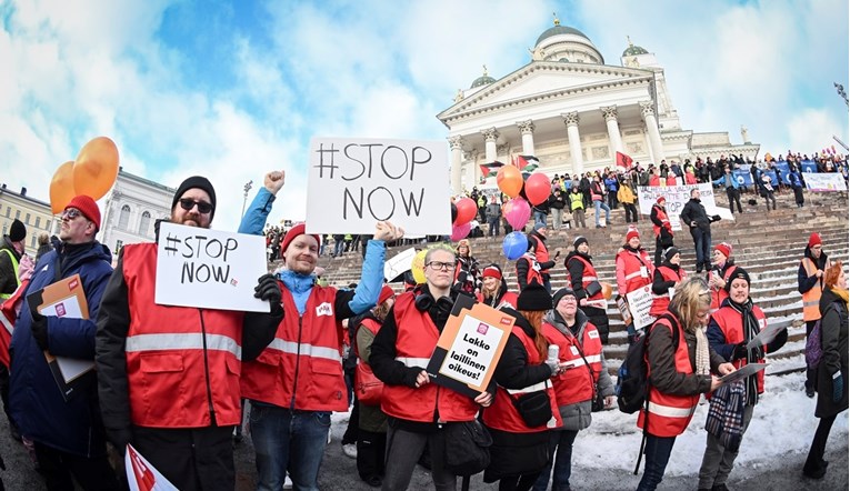 Štrajka gotovo 290.000 radnika u Finskoj. Očekuje se zatvaranje vrtića, dućana...